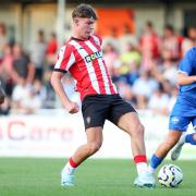 Southampton's Tyler Dibling during the pre-season match between Eastleigh and Southampton at Silverlake Stadium