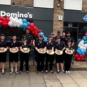 Domino's opened its brand new store in Botley Road, Fair Oak on Friday