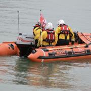 Lifeboat crews dispatched to rescue dog and owner from Eling Creek