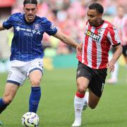 Cameron Archer hit the post against Ipswich Town