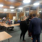 The count floor at Southampton Civic Centre