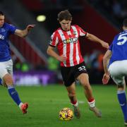 Southampton's Tyler Dibling during the Premier League match between Southampton and Everton at St