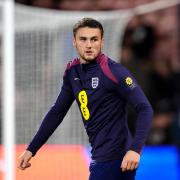 England's Taylor Harwood-Bellis warms up before the UEFA Euro U21 Championship Qualifying Group F match at the Vitality Stadium, Bournemouth. Picture date: Friday October 11, 2024. PA Photo. See PA story SOCCER England Under-21. Photo credit should read: