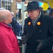 Vince Cable in Eastleigh today