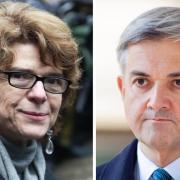 Chris Huhne and fomer wife Vicky Pryce