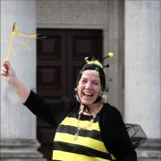 Mayoress Mary White will be running the Sport Relief Mile dressed as a bee.