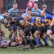 Romsey's Ally Wood in the thick of the action (photo: Terence Jamieson)
