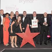 South Coast Business  with Sir Geoff . Trethowans Business of the year Winners Brymor Construction.