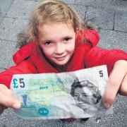 Chloe Bradley flashes her cash