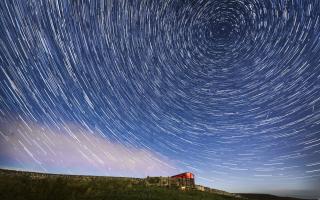 Stargazers could see up to 100 shooting stars an hour if they are lucky