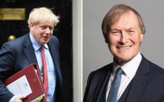 Boris Johnson has paid tribute to Sir David Amess, the Conservative MP killed in a stabbing attack today. Credit: PA