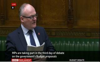 Royston Smith MP addressing parliament on Monday. (Credit: BBC Parliament)