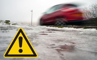 The Met Office has issued a yellow weather warning for ice in Southampton
