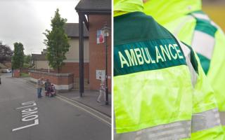 A woman was forced to take a taxi to the hospital after paramedics didn't arrive