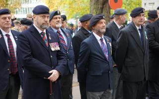 Remembrance Sunday service in Southampton