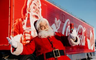 The Coca Cola truck will visit Gunwharf Quays on December 16