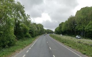 The A27 at Westbourne.