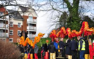 Hundreds of people celebrated the Chinese Lantern Festival in Southampton and Eastleigh