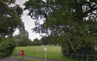 A drunk man was seen acting aggressively towards people at Ewart Recreation Ground in Hythe