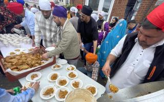 Hundreds of Sikhs filled the streets of Southampton in celebration of the religious festival Vaisakhi.