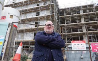 David King, owner of Scaffold Connect, fears he has lost £1.5m after his equipment was left locked inside the stalled Bargate development in Southampton