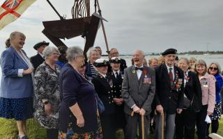 Sculpture unveiled in Exbury to celebrate 80th anniversary of D-Day