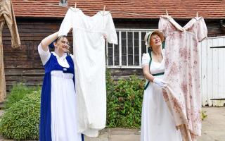 Fans of Jane Austen took a step back in time and showcased their best Regency outfits in Chawton, Hampshire