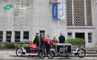 The service is now using electric cargo bikes or vans for deliveries