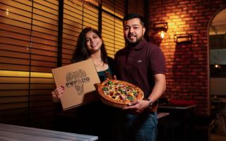 Ankit and Dharti of Popado Indian Pizza