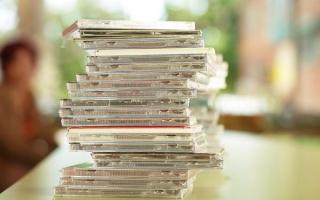 A pile of CDs. File picture