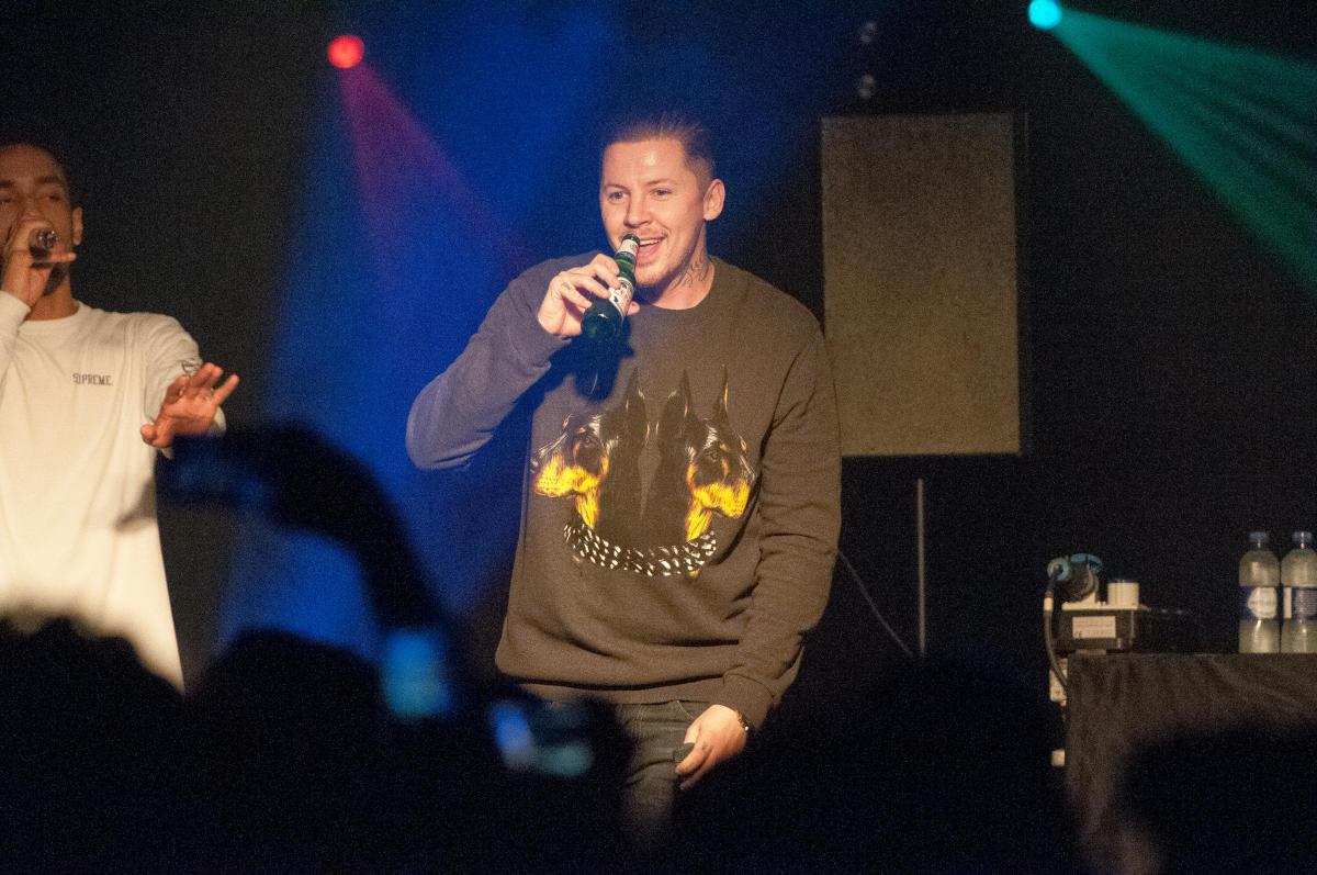 Professor Green performing at the University of Southampton's Students' Union