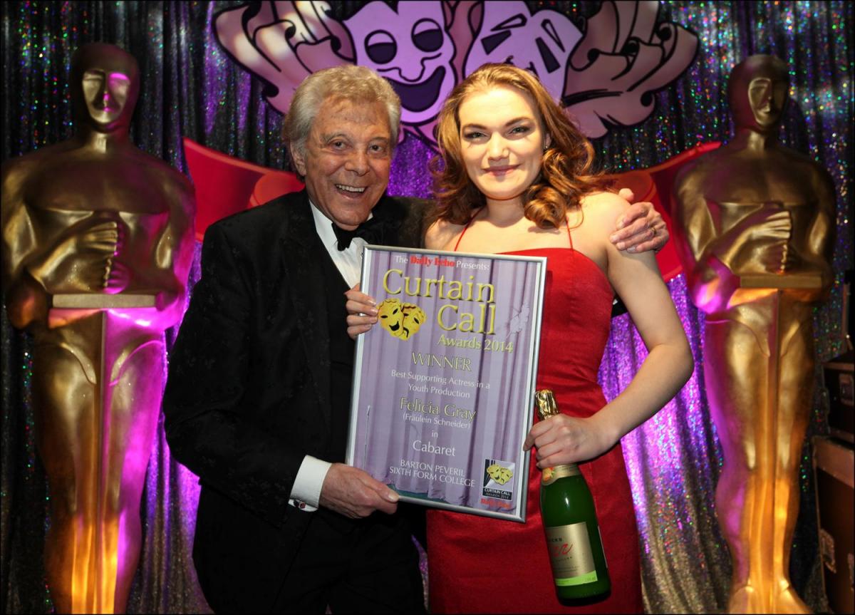 Picture from The Southern Daily Echo Curtain Call Awards 2014