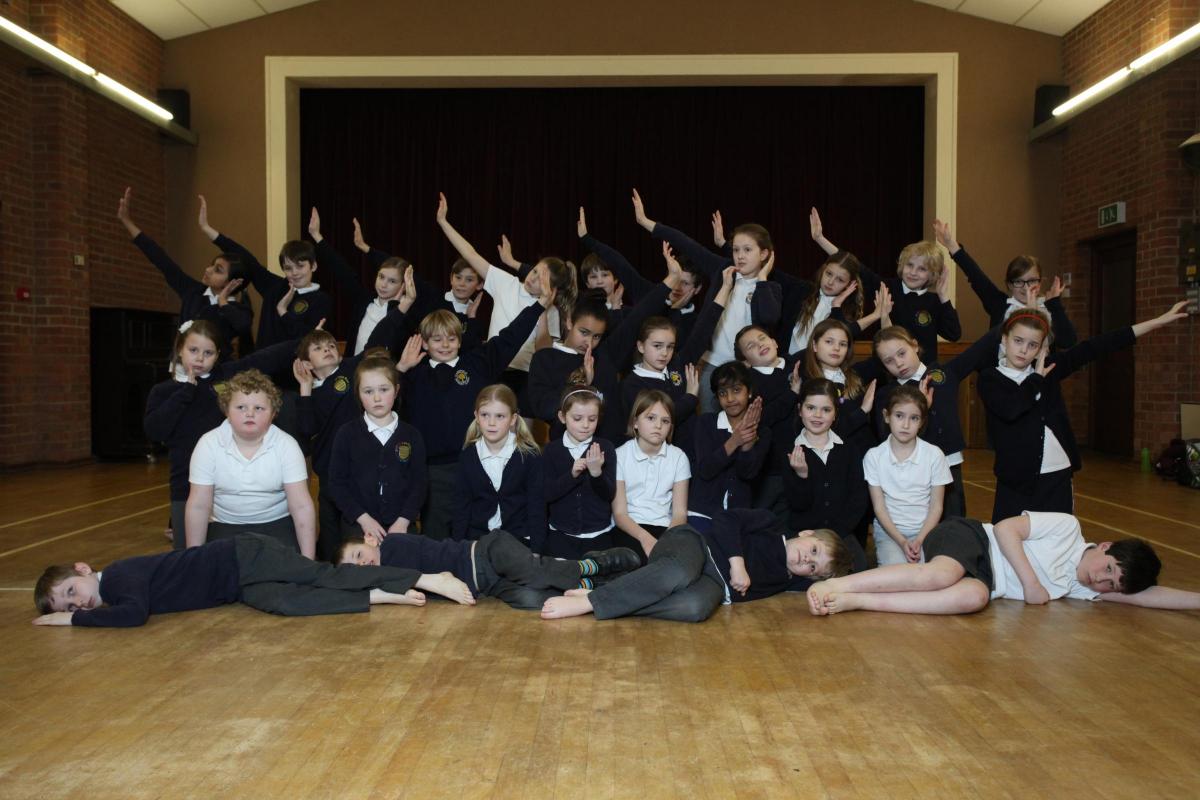 Braishfield Primary. Picture from Rock Challenge 2015.