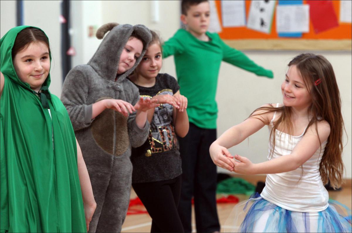 Harefield Primary School. Picture from Rock Challenge 2015.