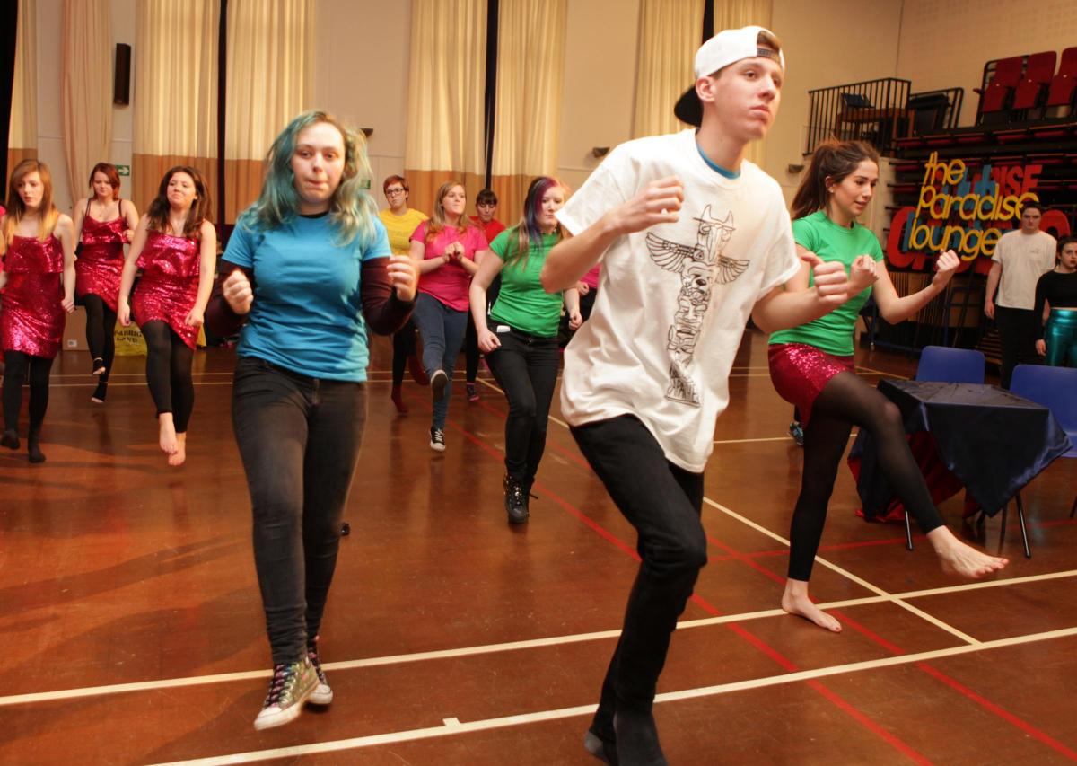 Itchen Sixth Form College. Picture from Rock Challenge 2015.
