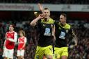 James Ward-Prowse celebrates his goal against Arsenal