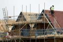 A file image of houses being built