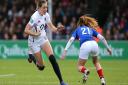 Emily Scarratt scored nine points in Englands Six Nations win over France. Picture: MARK KERTON/PA