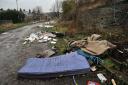 Fly-tipping on Airedale College Road in 2023