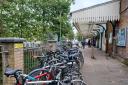 Bikes at Winchester Railway Station