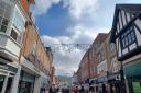 Christmas lights have been installed in Winchester High Street as early as October 10