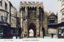 The Bargate with the old gaol.