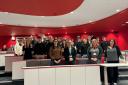 Students, staff and Southern Health staff at Solent University