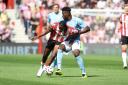 Southampton's Joe Aribo during the Premier League match between Southampton and Nottingham Forest at St Mary's Stadium. Photo by Stuart Martin.