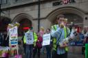 Protest held outside the Carfax Tower