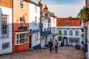 Lymington's cobbled streets would have been walked by Coventry Patmore.