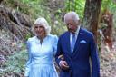 King Charles III and Queen Camilla during a tour of the Australian National Botanic Gardens