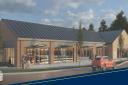 CGI of Longford Park shops