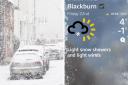 BBC Weather predicts snow for Blackburn next week