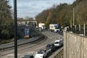 Redbridge Roadabout slip road closed after crash